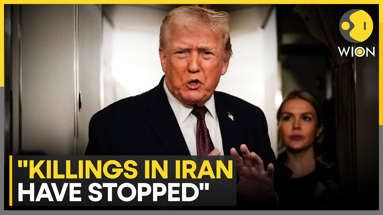 Iran Unrest: There's No Plan for Executions: Trump Says Iran Has Stopped Killing Protesters | WION