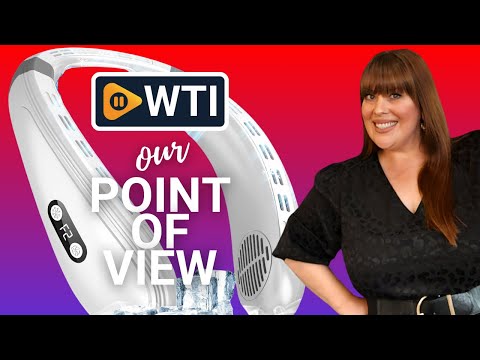 Neck Fan with Cooling Plate|Neck Air Conditioner|4400mAh Rechargeable Battery Operated|Cooling Neck Fan for Women and Men(White) - WTI product video review
