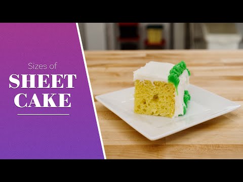 Sheet Cake Sizes