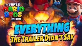 EVERYTHING The Super Mario Bros. Movie Trailer DIDN'T Tell You!