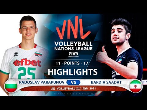 Bulgaria vs Iran | VNL 2021 | Highlights | Radoslav Parapunov  vs Bardia Saadat