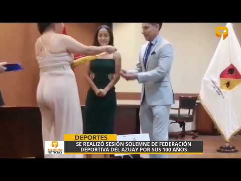 Se realizó sesión solemne de federación deportiva del Azuay por sus 100 años