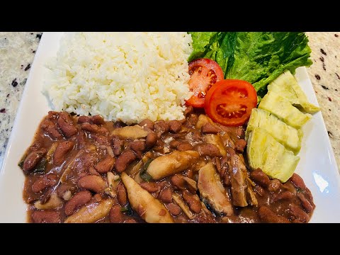 Saltfish stew peas / for lent