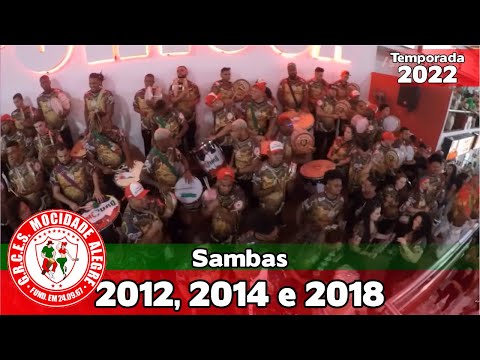 Mocidade Alegre 2012, 2014 e 2018 | Samba ao vivo no Salgueiro Convida #SC22