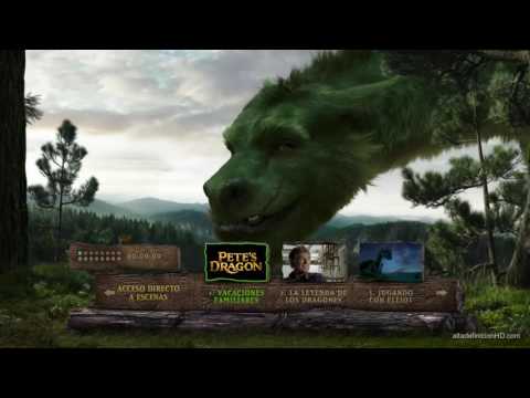 Peter y el Dragón: Menús y contenidos Blu-ray