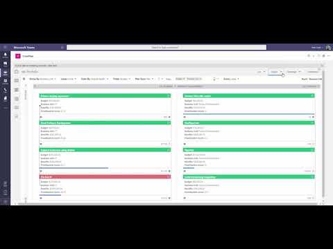 OnePlan Portfolio Plans using Microsoft Teams Overview