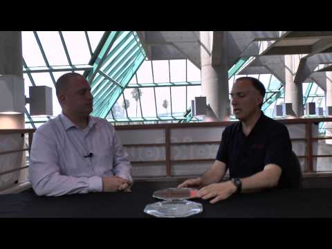 Contour Semiconductor displays their PCM-based wafer at Flash Memory Summit 2014