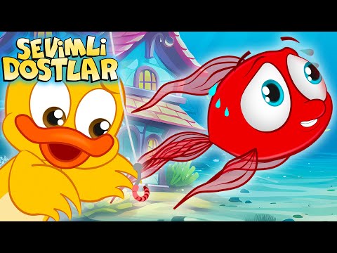 Kırmızı Balık Hikayesi❣️ YENİ Maceralar 🌊 🦀 Sevimli Dostlar Bebek Şarkıları | Çocuk Şarkıları 2024