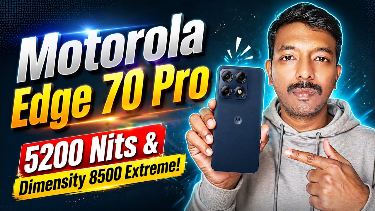மொரட்டு சம்பவம்! 👊 Moto Edge 70 Pro 😱 ₹38,999-க்கு இவ்வளவு வசதிகளா?