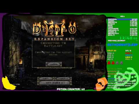 D2:LoD Any% old World Record - 1:16:34 Sorceress