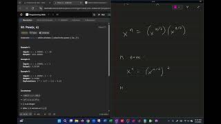 LeetCode 50 Pow(x, n)