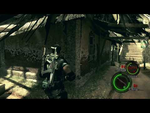 Resident Evil 5 Chapter 1-1 Civilian Checkpoint Xbox One Walk Through Difficulty: Normal
