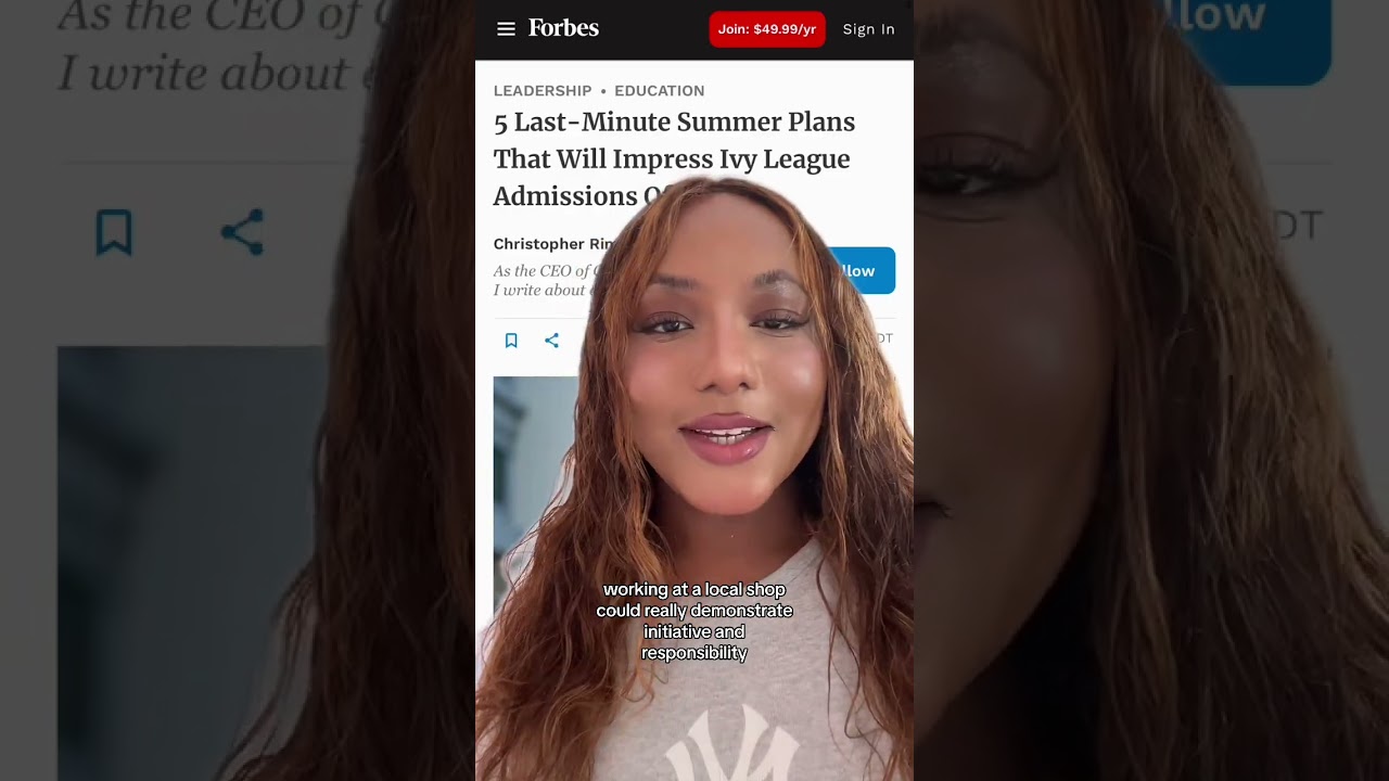 5 Last-Minute Summer Plans That Will Impress Ivy League Admissions Officers!