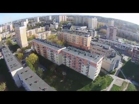 Olsztyn. Osiedle Nagórki z lotu ptaka