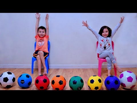 Learn The Colors for Children and Toddlers with Soccer Ball