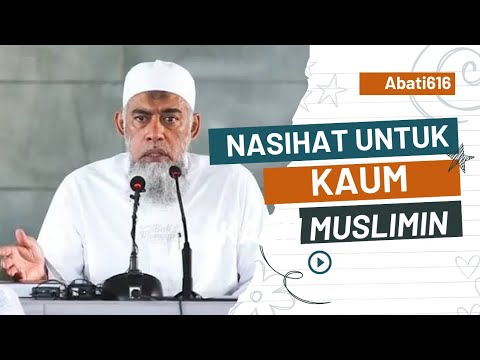 🔴 PENTING 🔴 NASIHAT UNTUK KAUM MUSLIMIN ‼️ Ustadz Yazid Bin Abdul Qodir Jawas @Abati_Dakwah_Official