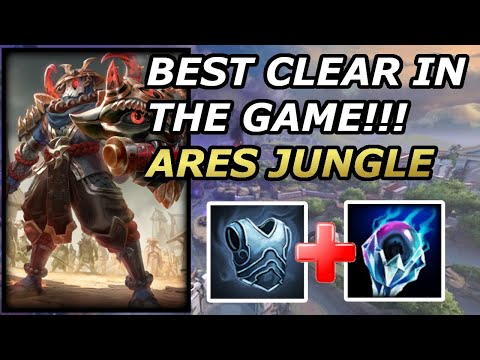 THE BEST CLEAR IN THE GAME AND GOING GODLIKE? ARES JUNGLE - Smite Conquest Jungle - SMITE