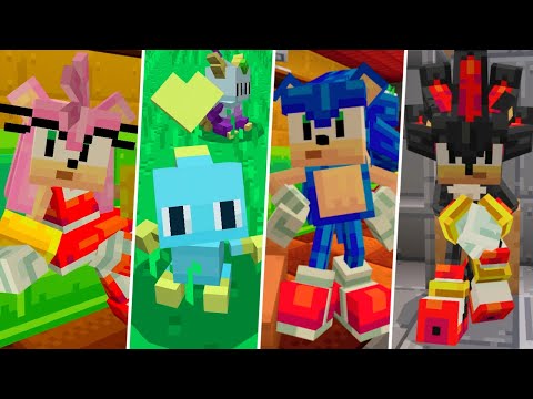 Sonic Overtime - Official Sonic DLC for Minecraft! (Full Playthrough)