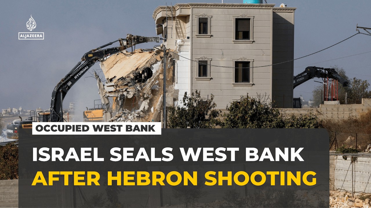 Israel imposes full closure of occupied West Bank after Hebron shooting kills two soldiers
