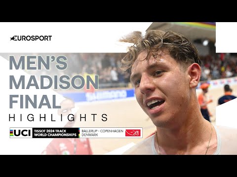 SUPER FINISH IN DENMARK 💨 | Men's Madison Final | UCI Track World Championships 2024