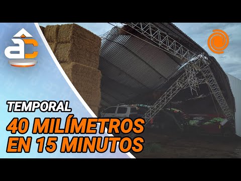 Lluvia, viento y granizo en Villa del Rosario: las consecuencias del fuerte temporal
