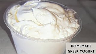 How to Make Greek Yogurt At Home | Healthy Greek Yogurt Recipe