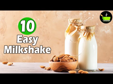 10 Easy Milkshake Recipes | Refreshing Summer Drinks | Chocolate Milkshake | Oreo Milkshake