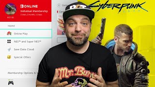 Nintendo IMPROVING Switch Online? + Cyberpunk 2077 Gets Weird Announcement!