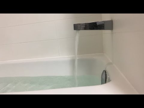 Bathtub Filling ASMR // Full Pressure Water Fill in a 1 Hour Loop