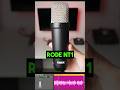 BEFORE AND AFTER MIXING Vocals Recorded On The Rode NT1