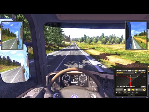 DRIVING SCANIA R490 | EURO TRUCK SIMULATOR 2