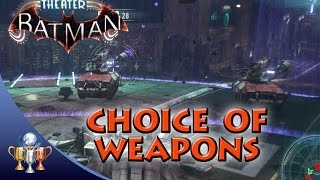 Batman Arkham Knight - Choice of Weapons - Using All 5 Batmobile Weapons in One Battle