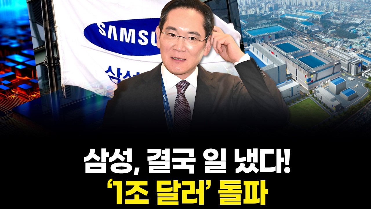 삼성, 결국 일 냈다! ‘1조 달러’ 돌파