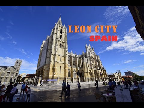 Leon Spain | 4K City tour Leon city |Best city town in Spain | Road trip in Spain | Top cities Spain
