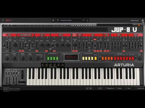 Arturia V 107: Arturia V Jup-8 and Jun-6 Explored - Interface Overview