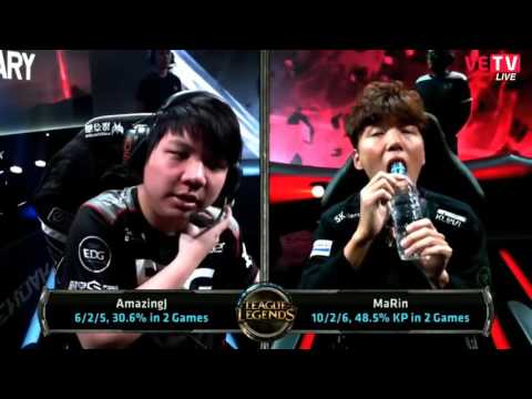 SKT vs EDG | League of Legends World Championship 2015 Group C | Edward Gaming vs SK Telec