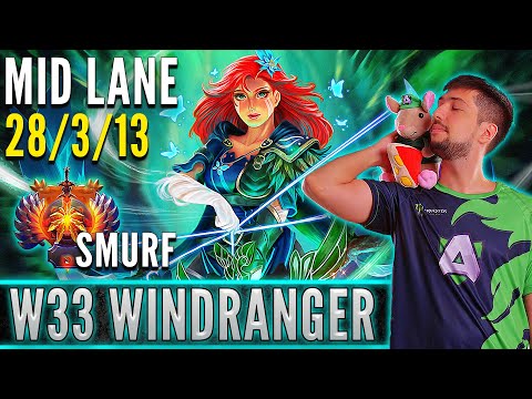 Alliance.w33  [ Windranger ]  Mid Lane Pro Gameplay  [ Patch 7.31d ]  Dota 2 Full Game