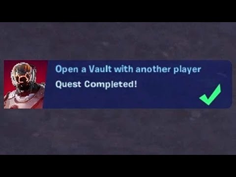 Open a Vault with Another Player (1) - Fortnite Week 1 Season Quest