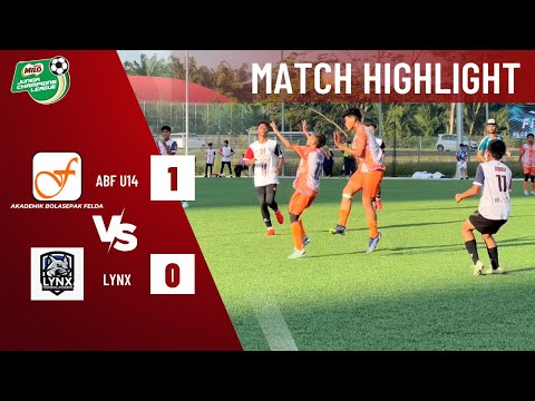HIGHLIGHTS MILO JUNIOR CHAMPIONS LEAGUE 2023 (SEASON A) | ABF U14 [1] - [0] LYNX U14 | 26.02.2023