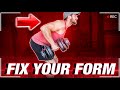 How To PROPERLY Standing Dumbbell Row (GREAT AT HOME BACK EXERCISE)