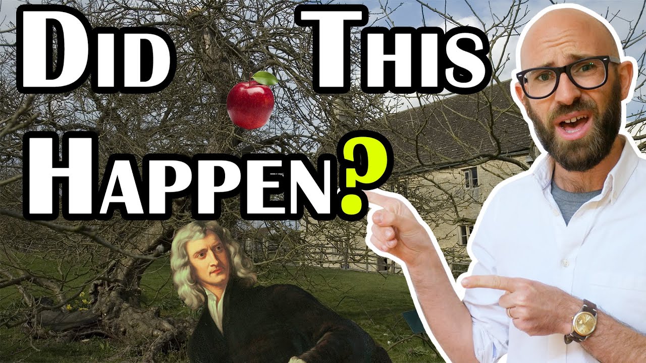 What did Newton realize when he saw an apple fall from a tree?