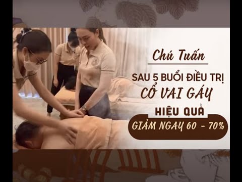 Chú Tuấn Giảm 60%- 70% tình trạng sau 5 buổi trị liệu tại Hoa Đà