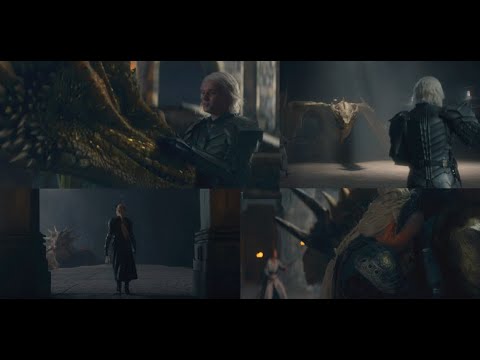 Aegon and Rhaenys head out for The Battle at Rooks Rest - House of the Dragon Season 2 Episode 4
