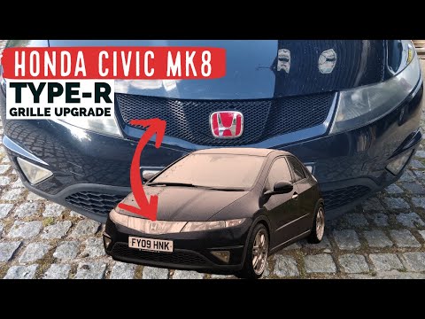 Honda Civic Mk8 Type R Mesh Grille Upgrade