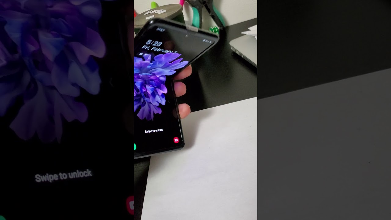 Galaxy Z Flip phone - YouTube