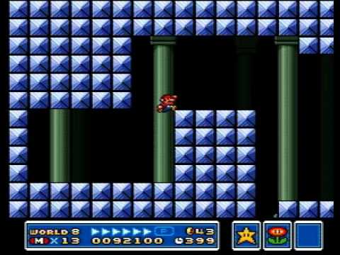 Super Mario Bros. 3 (All-Stars) Playthrough - World 8 - Dark Land