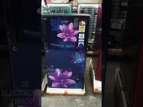 GEM Refrigerator 180L New Print Big flower 2023 #gem #fridge #youtubeshorts