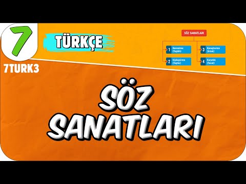 Söz Sanatları 📙 7. Sınıf Türkçe #2025
