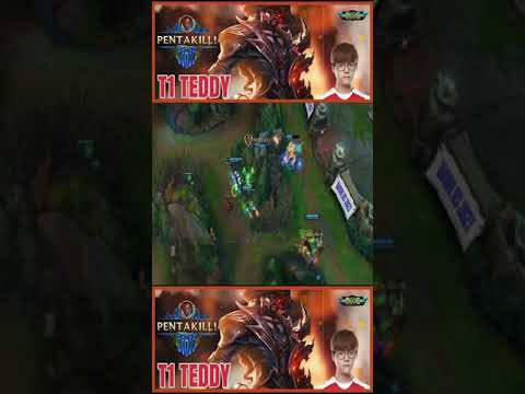 T1 Teddy "INSANE ADC" LUCIAN PENTAKILL #Shorts #T1Teddy #LeagueofLegends #LeagueShorts