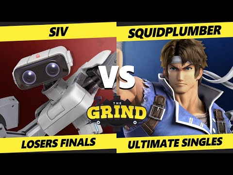 The Grind 172 Losers Finals - Squidplumber (Richter) Vs. siv (ROB, Inkling) Smash Ultimate - SSBU